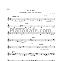 Ноты John Powell - How to train your dragon (Книга нот) - предпросмотр