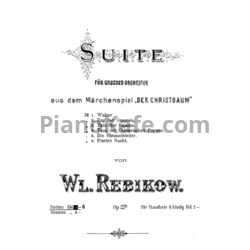 Ноты Владимир Ребиков - Сюита - предпросмотр