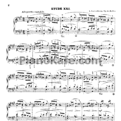Ноты Альберт Лешгорн - 30 мелодических этюда (Соч. 38) - предпросмотр