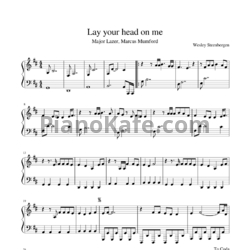 Ноты Major Lazer feat. Marcus Mumford - Lay your head on me