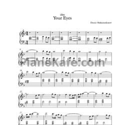 Ноты Iday - Your eyes - предпросмотр