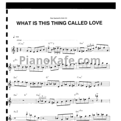 Ноты Red Garland - What is this thing called love (Piano solo) - предпросмотр