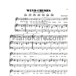 Ноты The Beach Boys - Wind chimes - предпросмотр