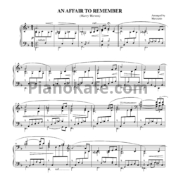 Ноты Harry Warren - An affair to remember