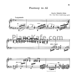 Ноты Шарль Алькан - Три больших этюда (Op. 76) - предпросмотр