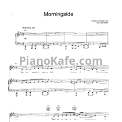 Ноты Sara Bareilles - Morningside - предпросмотр
