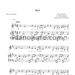 Ноты Nine Inch Nails - Hurt