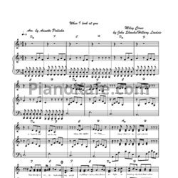 Ноты Miley Cyrus - When I look at you (Версия 2) - предпросмотр