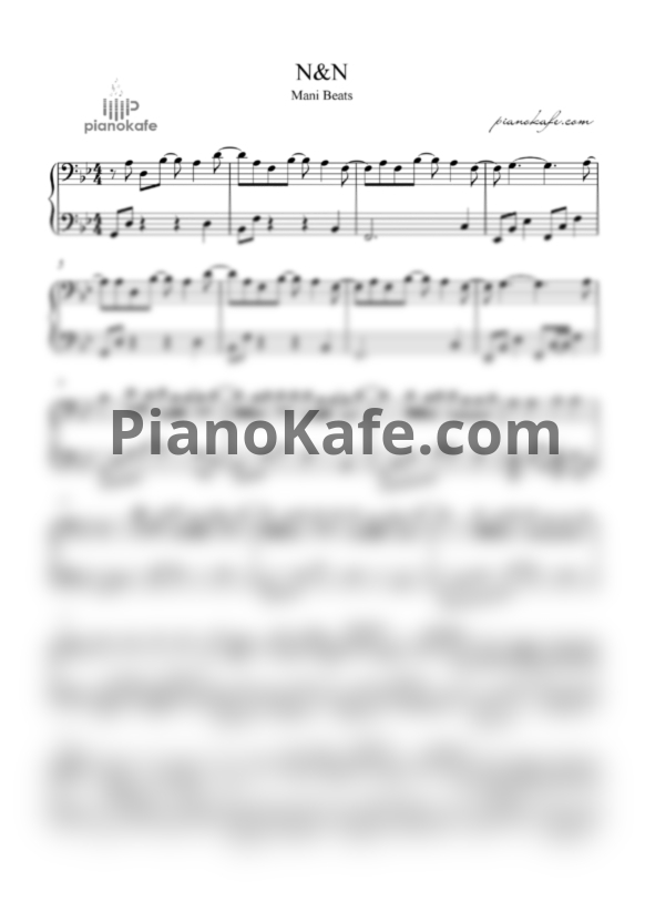 Ноты Mani Beats - N&N - PianoKafe.com
