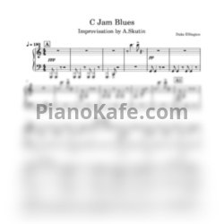 Ноты Duke Ellington - C Jam Blues (Improvisation by A. Skutin) - предпросмотр