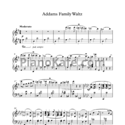 Ноты Marc Shaiman - Addams family waltz - предпросмотр