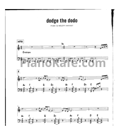 Ноты Esbjörn Svensson Trio - Dodge the dodo - предпросмотр