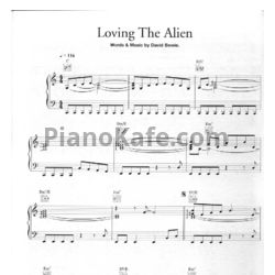Ноты David Bowie - Loving the alien - предпросмотр