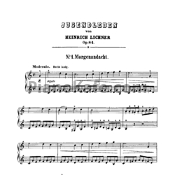 Ноты Генрих Лихнер - Jugendleben (Op. 84) - предпросмотр