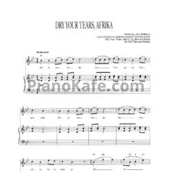 Ноты John Williams - Amistad (Книга нот) - предпросмотр