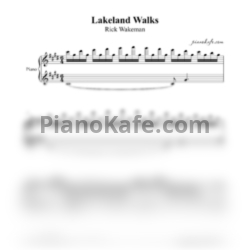 Ноты Rick Wakeman - Lakeland walks - предпросмотр