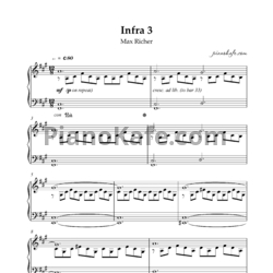 Ноты Max Richter - Infra 3 - предпросмотр
