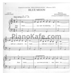 Ноты Richard Rodgers - Blue moon - предпросмотр