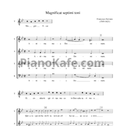Ноты Ф. Сориано - Magnificat septimi toni - предпросмотр