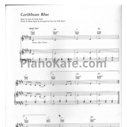 Ноты Enya - Caribbean blue - предпросмотр