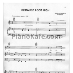 Ноты Afroman - Because I got high