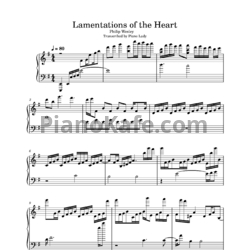 Ноты Philip Wesley – Lamentations of the Heart