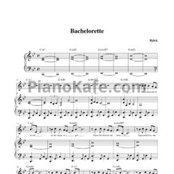 Ноты Bjork - Bachelorette