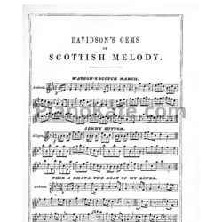 Ноты George Davidson - Davidson's gems of scottish melody - предпросмотр