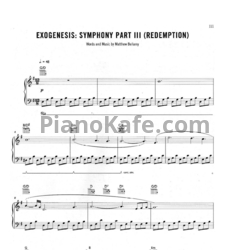 Ноты Muse - Exogenesis symphony part 3  - предпросмотр
