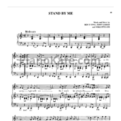 Ноты Ben E.King - Stand by me
