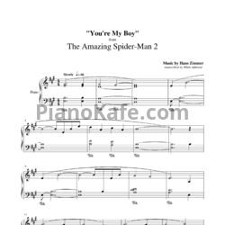 Ноты Hans Zimmer - You're my boy - предпросмотр