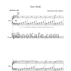 Ноты Семён Кривенко-Адамов - Твоя улыбка (Партитура) - предпросмотр