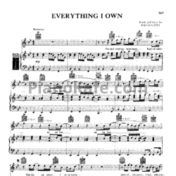 Ноты Boy George - Everything I own