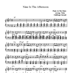 Ноты Panic! At The Disco - Nine in the afternoon - предпросмотр