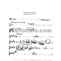 Ноты Йозеф Гайдн - Симфония №44 ми минор - предпросмотр