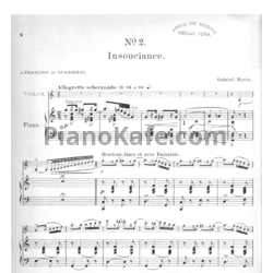 Ноты Жан Габриэль-Мари - Insouciance