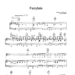 Ноты Sara Bareilles - Fairytale - предпросмотр