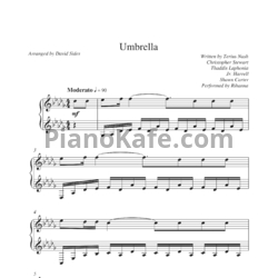 Ноты Rihanna feat. Jay-Z - Umbrella - предпросмотр