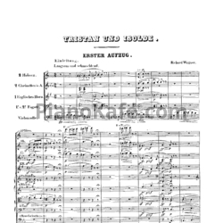 Ноты Richard Wagner - Tristan und isolde - предпросмотр