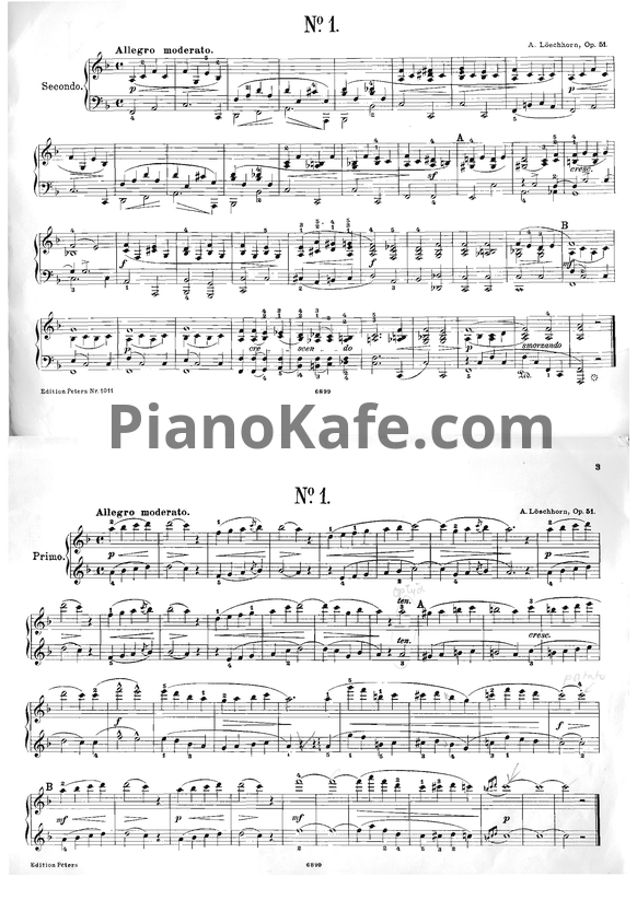 Ноты Альберт Лешгорн - Tonbilder (Соч. 51) - PianoKafe.com