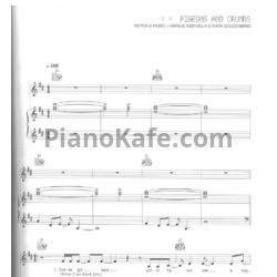 Ноты Natalie Imbruglia - Pigeons and crumbs - предпросмотр
