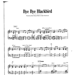 Ноты Red Garland - Bye bye blackbird - предпросмотр