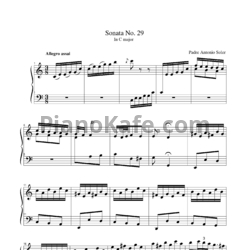 Ноты Antonio Soler - Sonata No. 29 in C major - предпросмотр