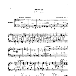 Ноты И. Падеревский - Две пьесы (Op. 1) - предпросмотр