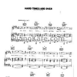 Ноты John Lennon - Hard times are over - PianoKafe.com