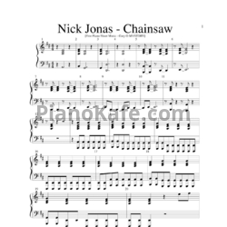 Ноты Nick Jonas - Chainsaw