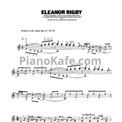 Ноты John Lennon and Paul McCartney - Eleanor rigby (Arranged for classic guitar by John Duarte) - предпросмотр