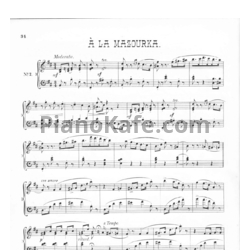 Ноты Герман Волленгаупт - A la mazourka (№7) - предпросмотр