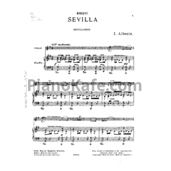 Ноты И. Альбенис - Испанская сюита (Клавир) - предпросмотр