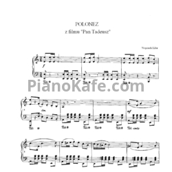 Ноты Wojciech Kilar - Polonez - предпросмотр